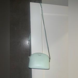 Kate Spade, mint green crossbody purse